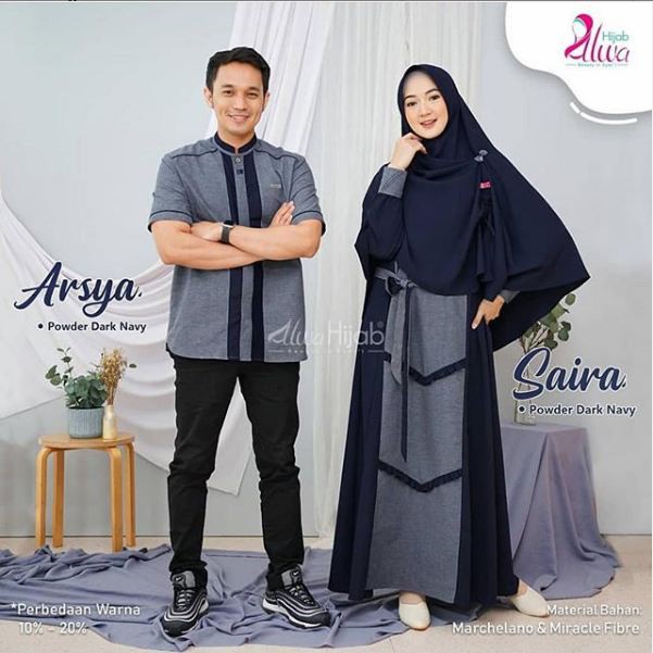 ARSYA SAIRA COUPLE FREE KHIMAR / BISA COD