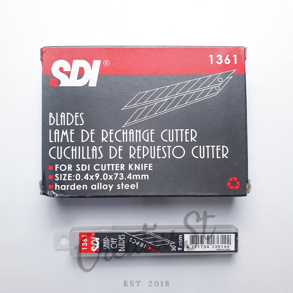 

SDI Isi Cutter Refill Cutter Blade 1361 30 Derajat