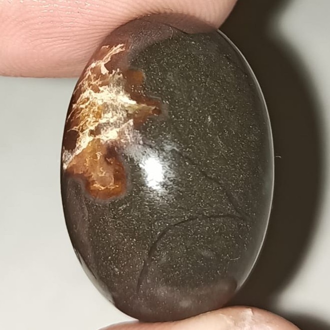 Natural Batu Akik 2470 Pasir Intan Emas Gold Yaman Garut Unik Antik