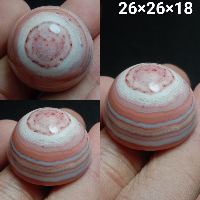 Natural Batu Akik Motif Gambar Mata Dewa Sumur Pusar Bumi Antik 1