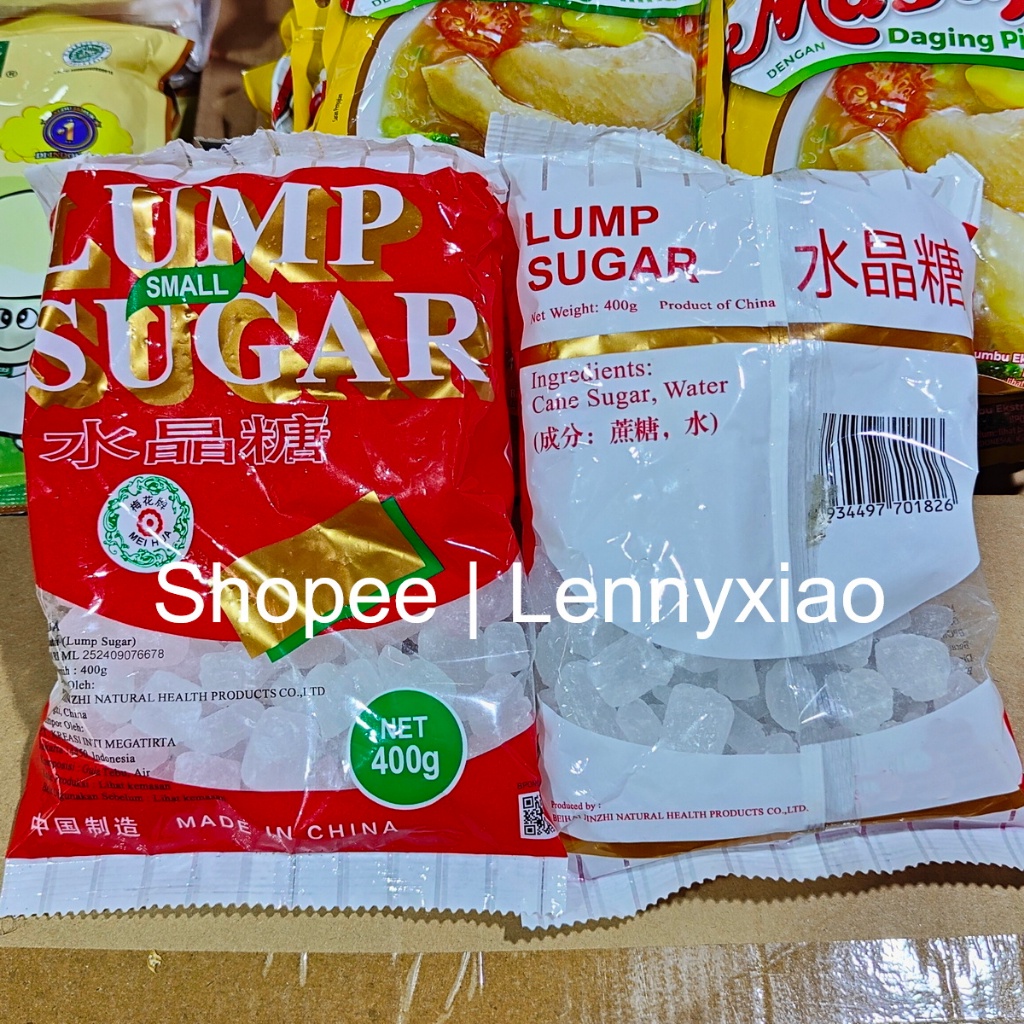 

Gula Batu Bongkah Lump Sugar Cane Rocky Candy Mei Hua Import