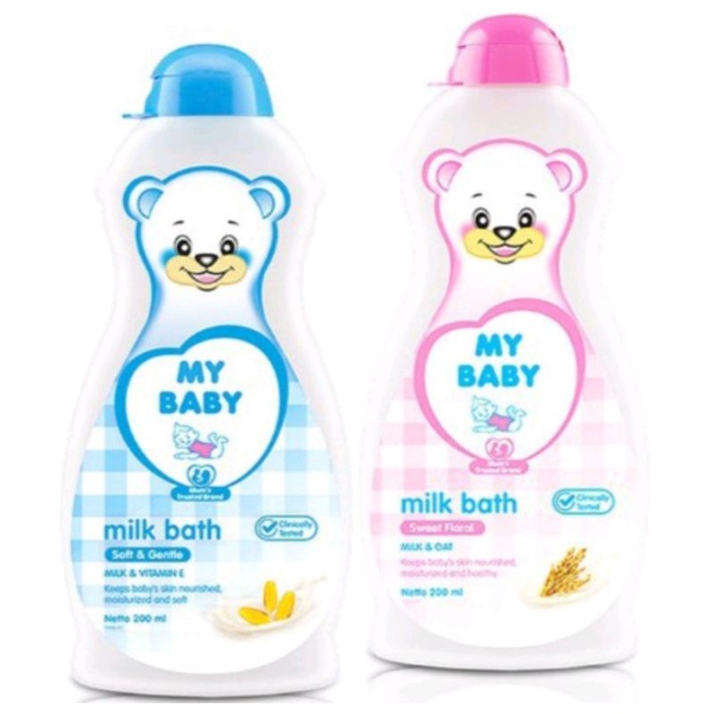 MY BABY Milk Bath Botol/ Refill 200ML / 400ML |Sabun Cair Bayi BY beautyPAL