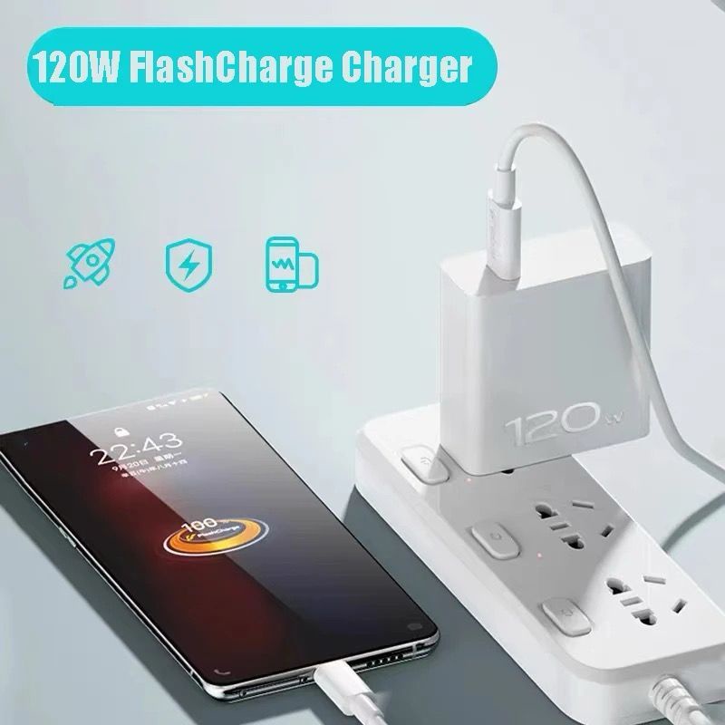 FAST CHARGER CASAN VIVO 120 WATT FLASH CHARGING VIVO IQOO TYPE C ORIGINAL 100% CHARGER VIVO 120 WATT
