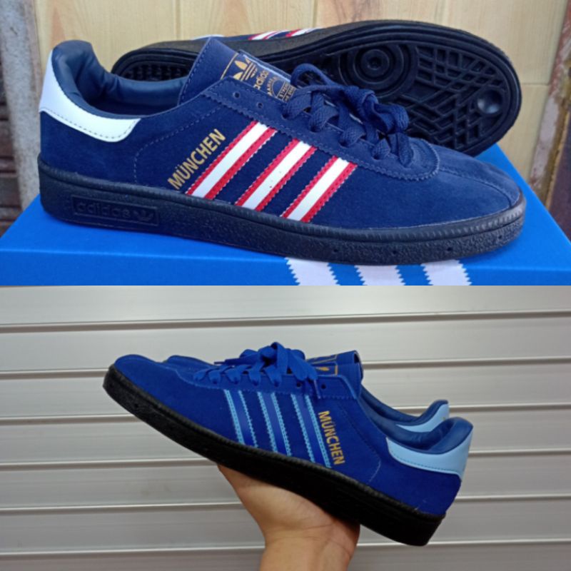 Sepatu Sneakers Casual Pria Adidas Munchen edge