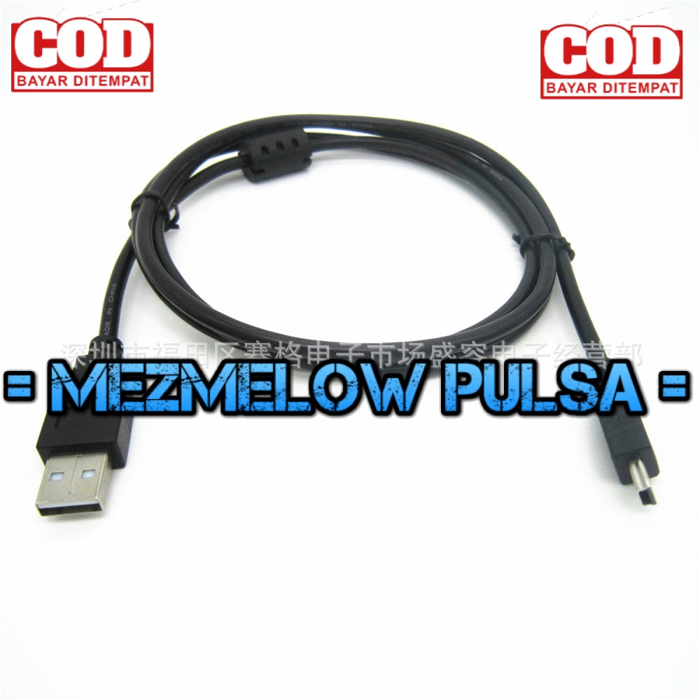 kabel mini usb 5 pin Kabel / Charger Casan Speaker Aktif / Mp3 / BB / Mini Usb / Mp4