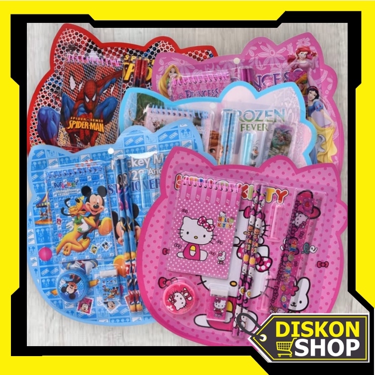 

Diskon Shop - S5931 Stationary Set Karakter Kartun / Set Alat Tulis 8 In 1 / Set Alat Tulis Kartun Lucu / Stationery Set 8 In 1 Lucu