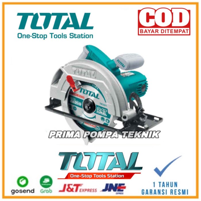 TOTAL GERGAJI CIRCULAR TS1141856 GERGAJI KAYU LISTRIK TOTAL TOOLS