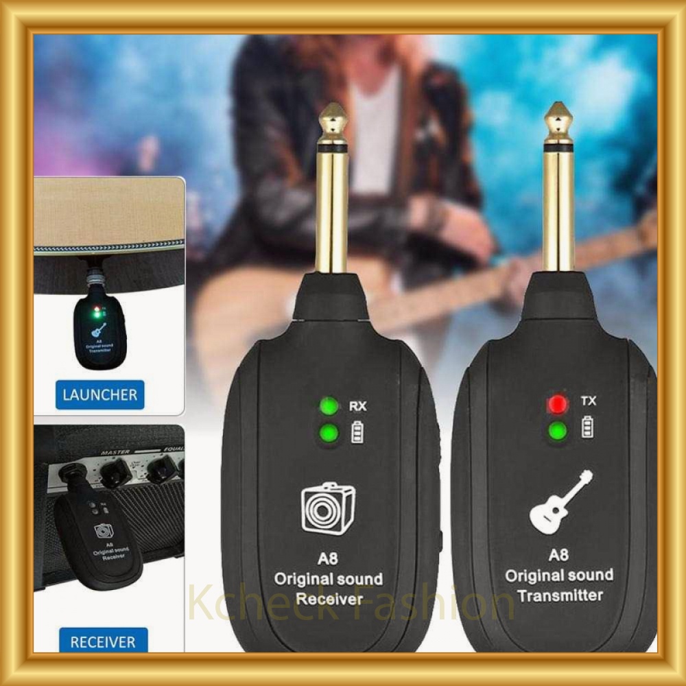 UHF Wireless System Gitar Transmitter Receiver -AM474