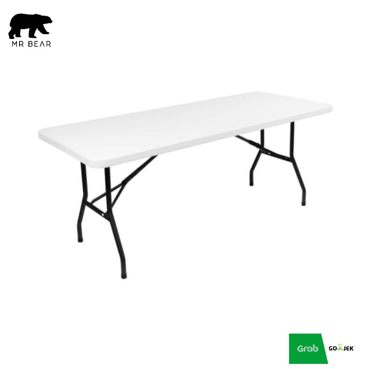 Meja Lipat Jualan Murah Makanan Portable Es Payung/ Meja Besar Panjang Untuk Jualan Murah/ Meja 180c