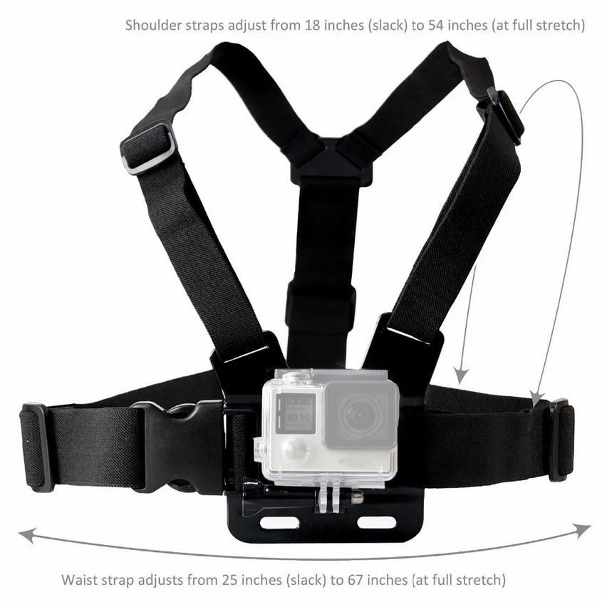 ‼️COD‼️ LCKMNOFCLSTR Wrva Chest Harness Belt Strap 5 in 1 for GoPro &amp; Smartphone - WYA01 ‼️COD‼️