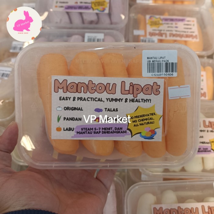 

Mantao Lipat Ubi Merah | Kue Mantao | Pack