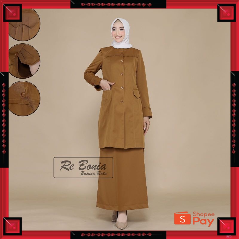 12.12 SERAGAM SALE / Seragam Rebonia Tunik Pemda Sedang Seragam  Pemda Sedang Blazer Rebonia Seragam