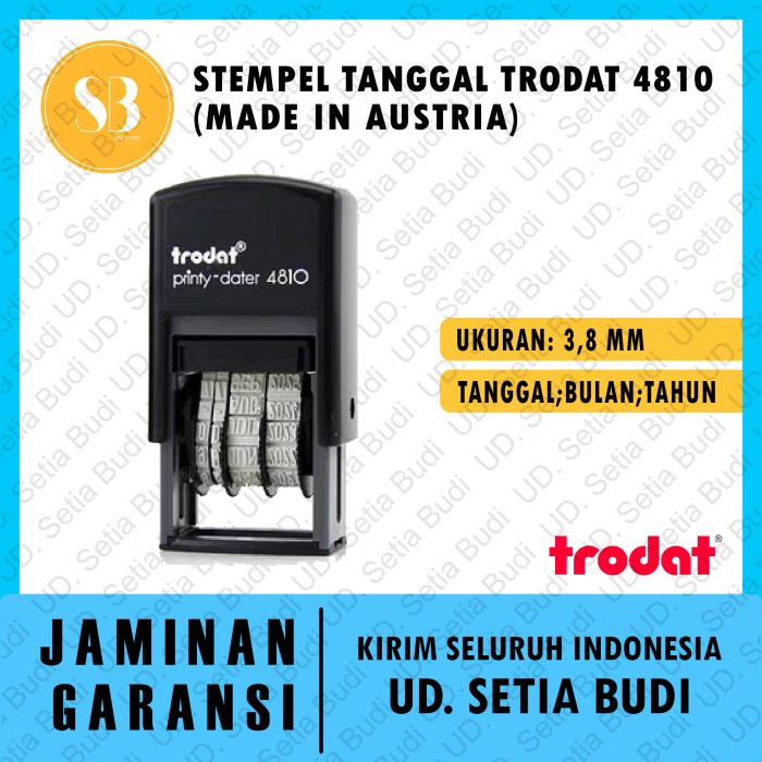 

Stempel Tanggal Trodat 4810 (Made in Austria)