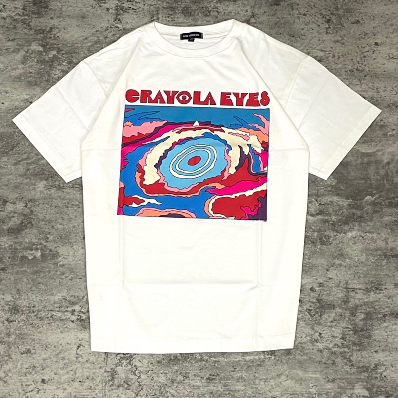 【COD】Crayola Eyes - Spectrum Tshirt - White | Original Merchandise Tidur pendek Fashion Hardworking 