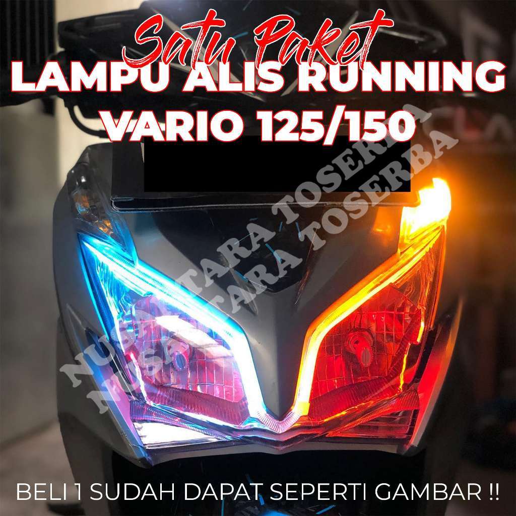 PAKET LAMPU ALIS RUNNING VARIO OLD LAMPU SENJA VARIO