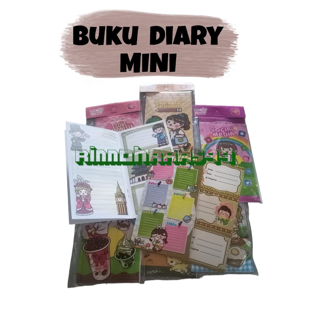 

BUKU TULIS NOTEBOOK MINI MOTIF LUCU / BUKU DIARY MINI MOTIF
