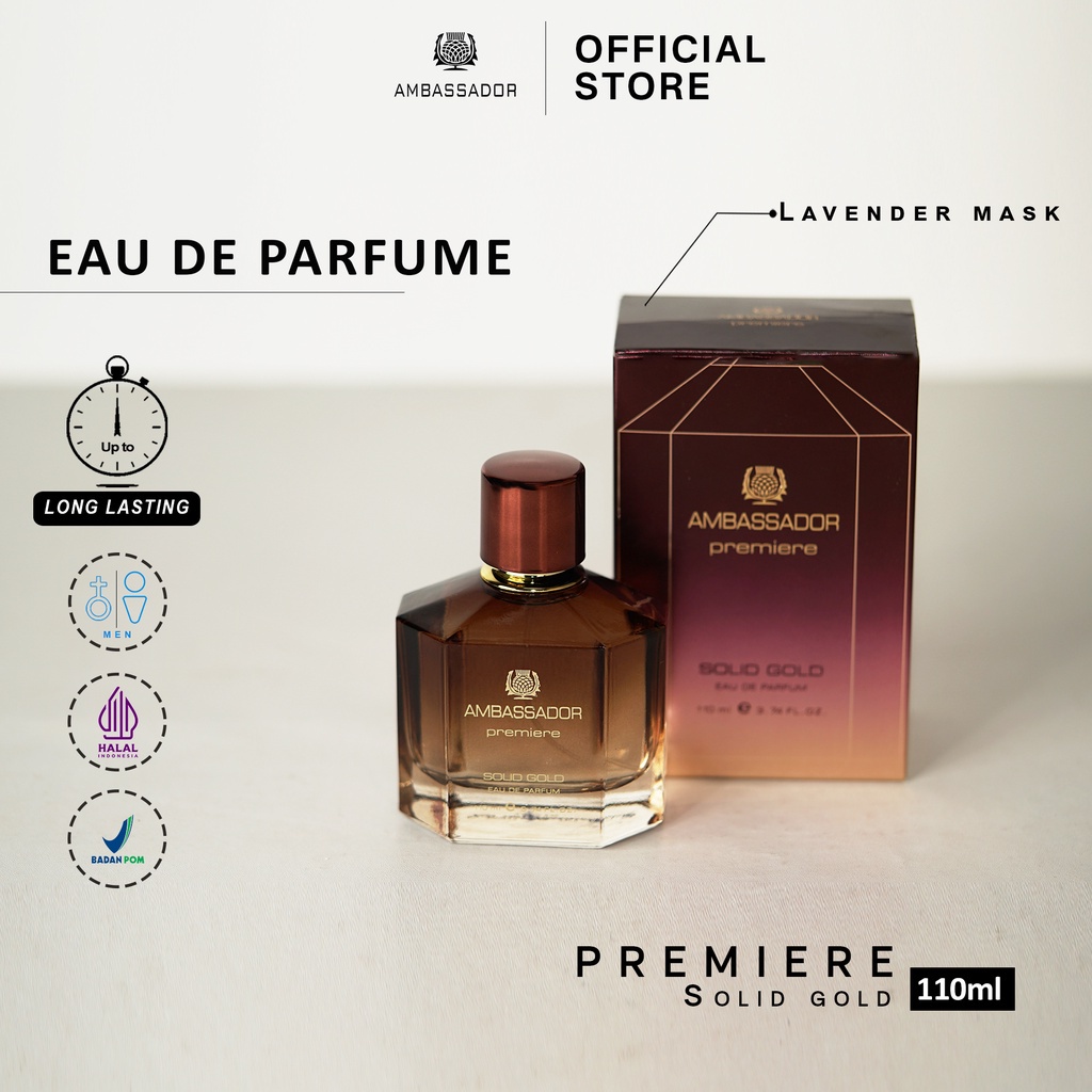 AMBASSADOR EAU DE PARFUM PREMIERE SOLID GOLD - 110ML