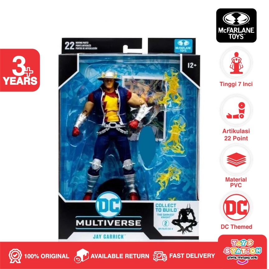 Action Figure McFarlane DC Multiverse Speed Metal Jay Garrick Original