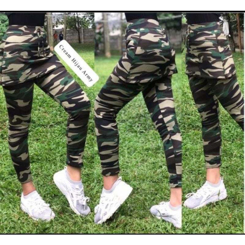 TERLARIS-Rok Senam/Celana Rok Army/Rok Celana Army Wanita/Celana Rok Army Senam