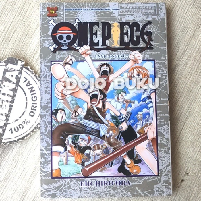 MURAH-  Komik One Piece 5 (Terbit Ulang) by Eiichiro Oda  - NON BONUS- 1.2.23