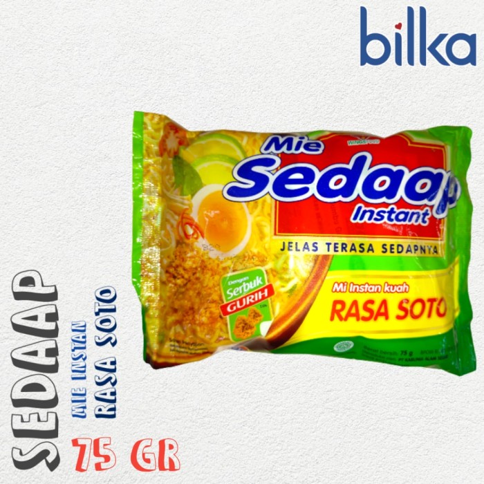 

SEDAAP Mie Instan Rasa Soto 75gr