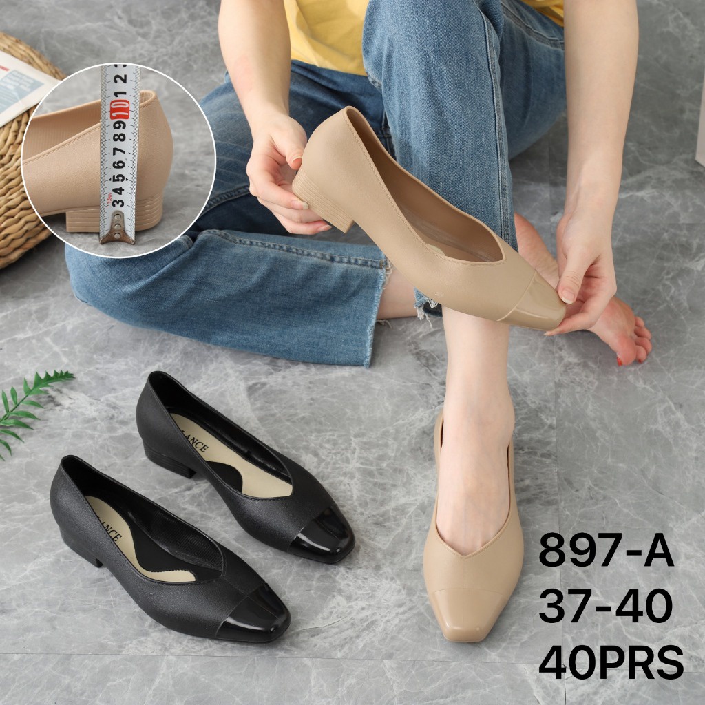Flatshoes Wanita / Flat Sandals Jelly  Balance 897-A