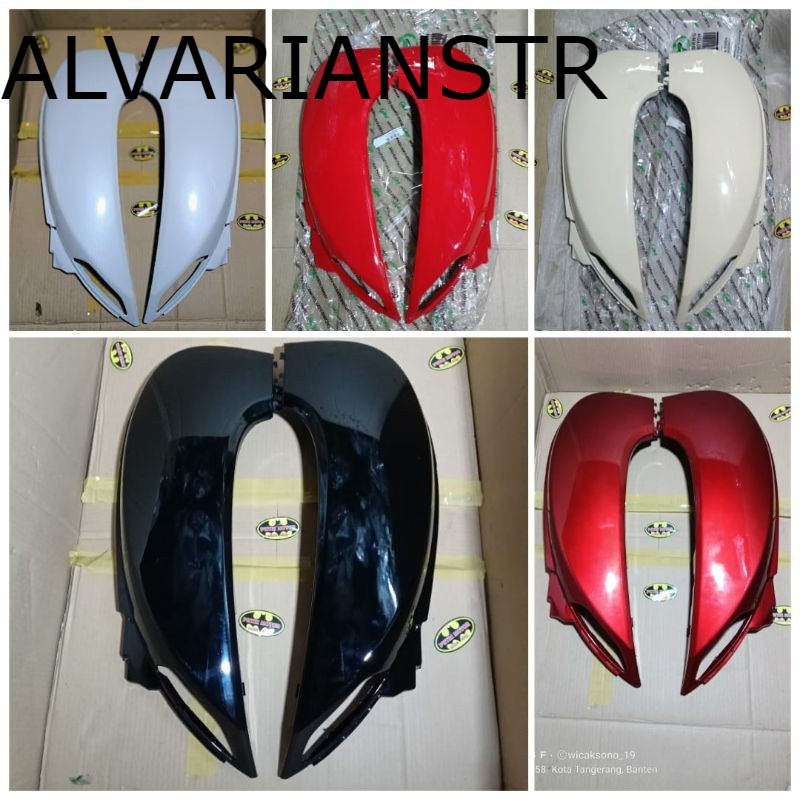 cover body  belakang body belakang kanan kiri scoopy fi esp 2014-2016 merah hitam putih cream