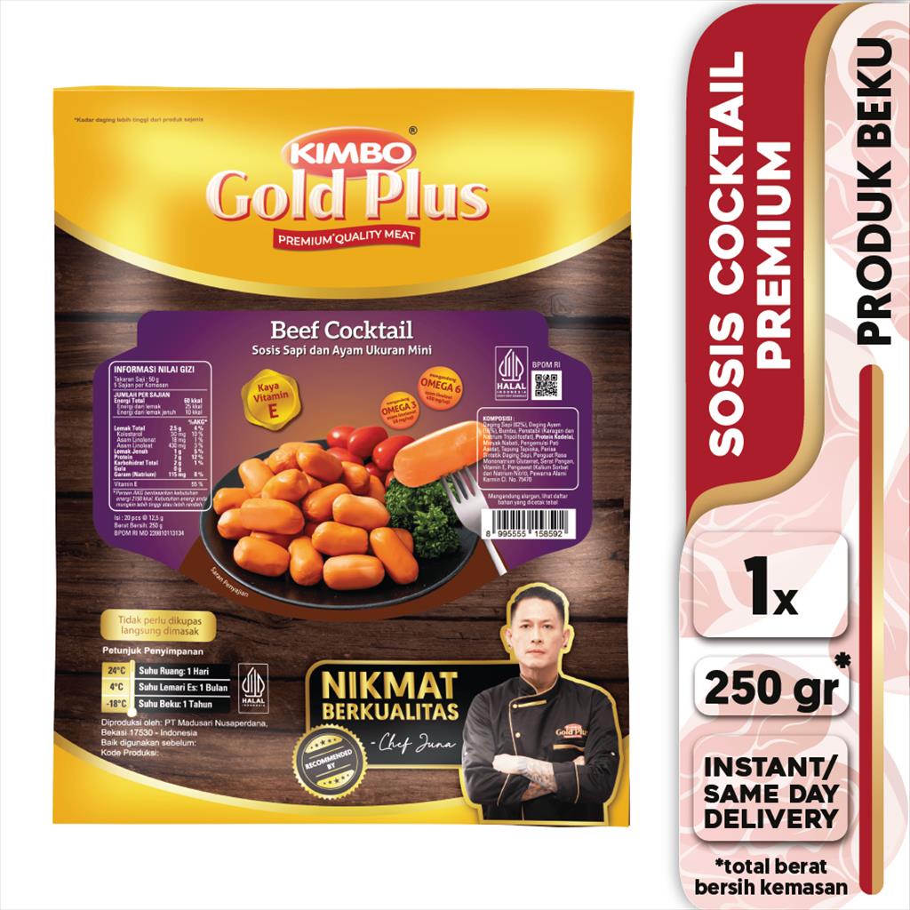 

KIMBO Gold Plus Beef Cocktail20