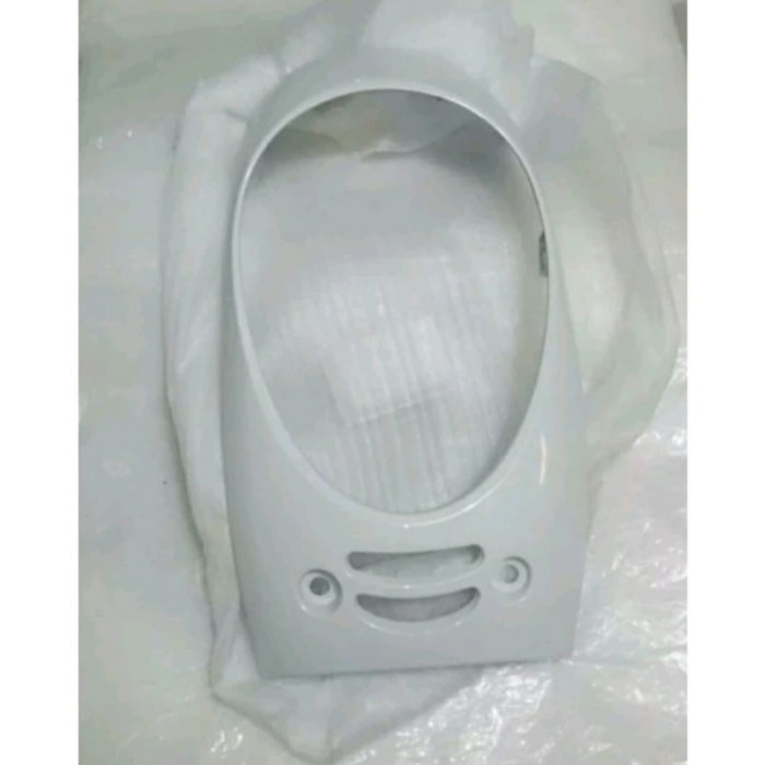 Cover tameng panel lampu depan Scoopy fi 2013 2014 2015 2016 putih [ RM MOTOR ]
