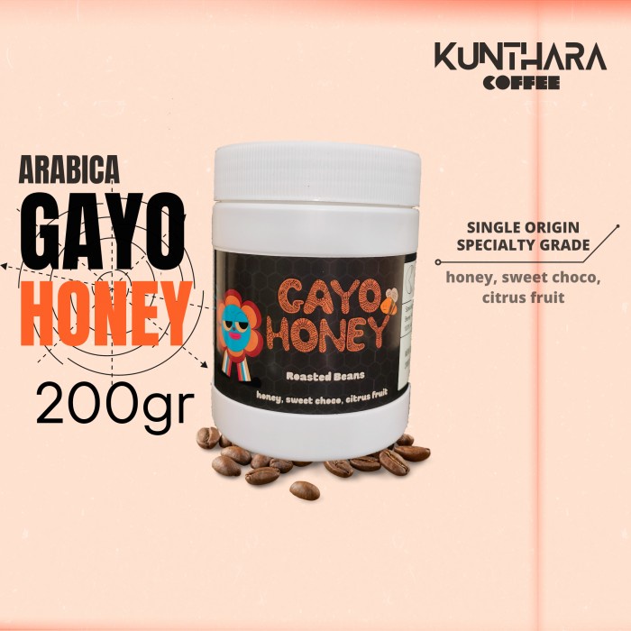 

kopi arabica honey gayo - 200gr - giling kasar