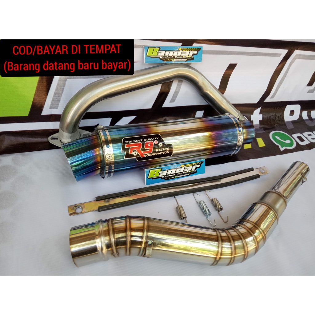 TERMURAH knalpot racing vixion satria fu r15 xabre r9 mugello