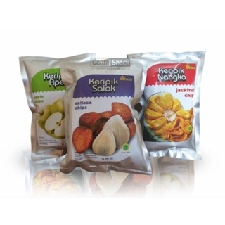

Chilsoo Paket 5 PCS Keripik Buah Levina Apel Salak Rambutan Khas Malang 100 gr