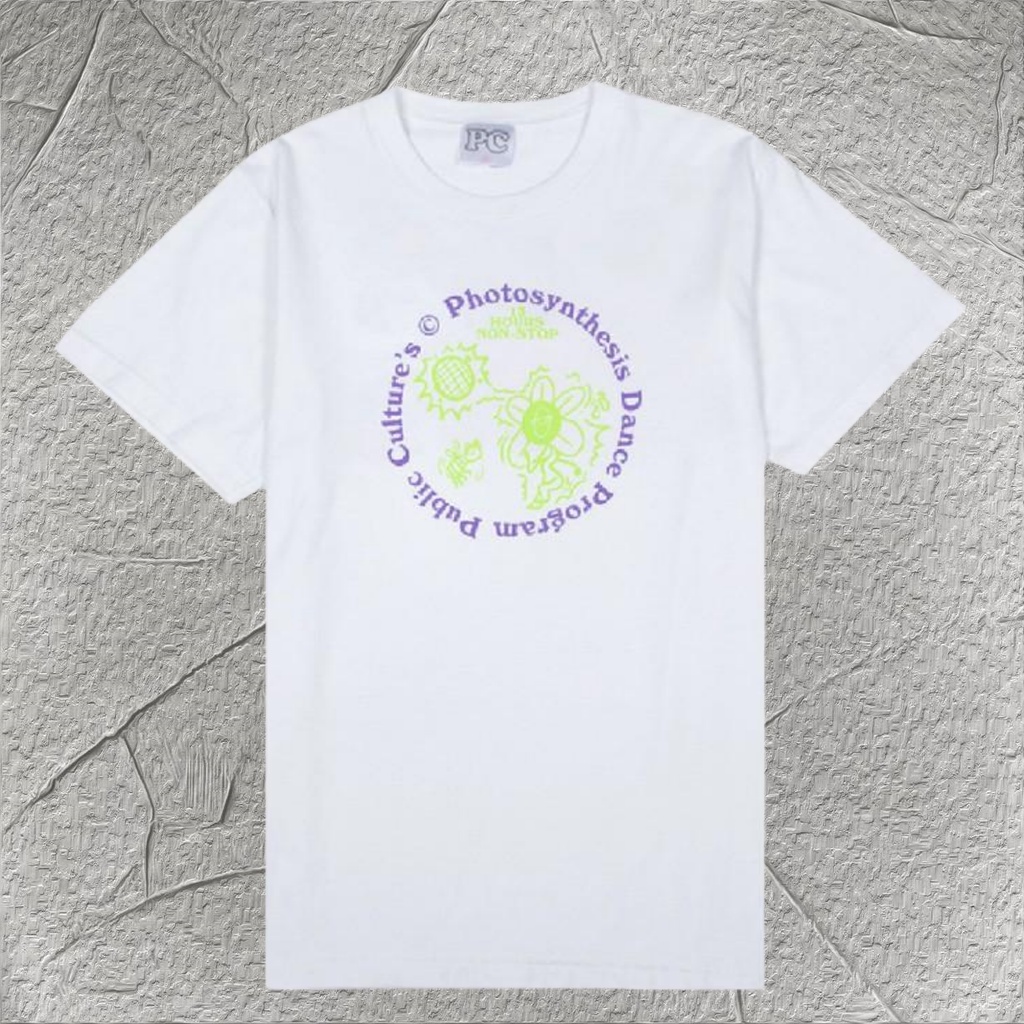 【HOT】 Public Culture - Photosynthesis Tee - White Fashion T-Shirt