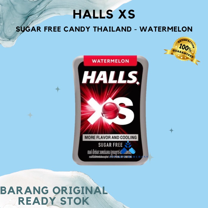 

Halls XS Free Sugar Candy. Permen Bebas Gula. Thailand - Watermelon