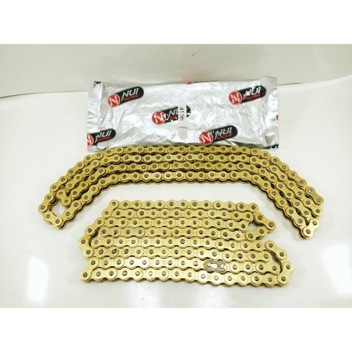 Rantai Gold 428 H 110 120 130 L NUI RACING Rante 428 Emas - 428 110 L