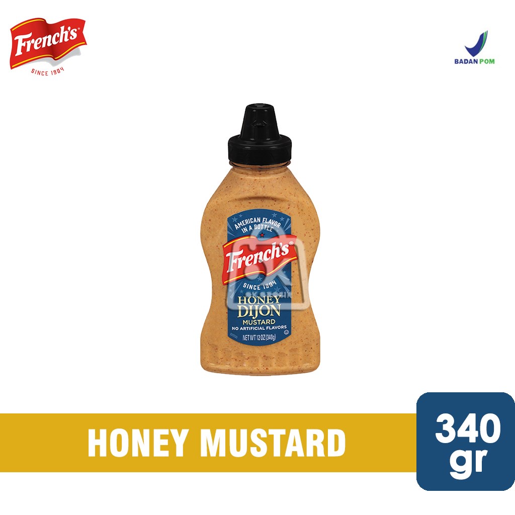 

Honey Dijon Mustard French's / Sauce Honey Mustard Squeeze (340 gr)