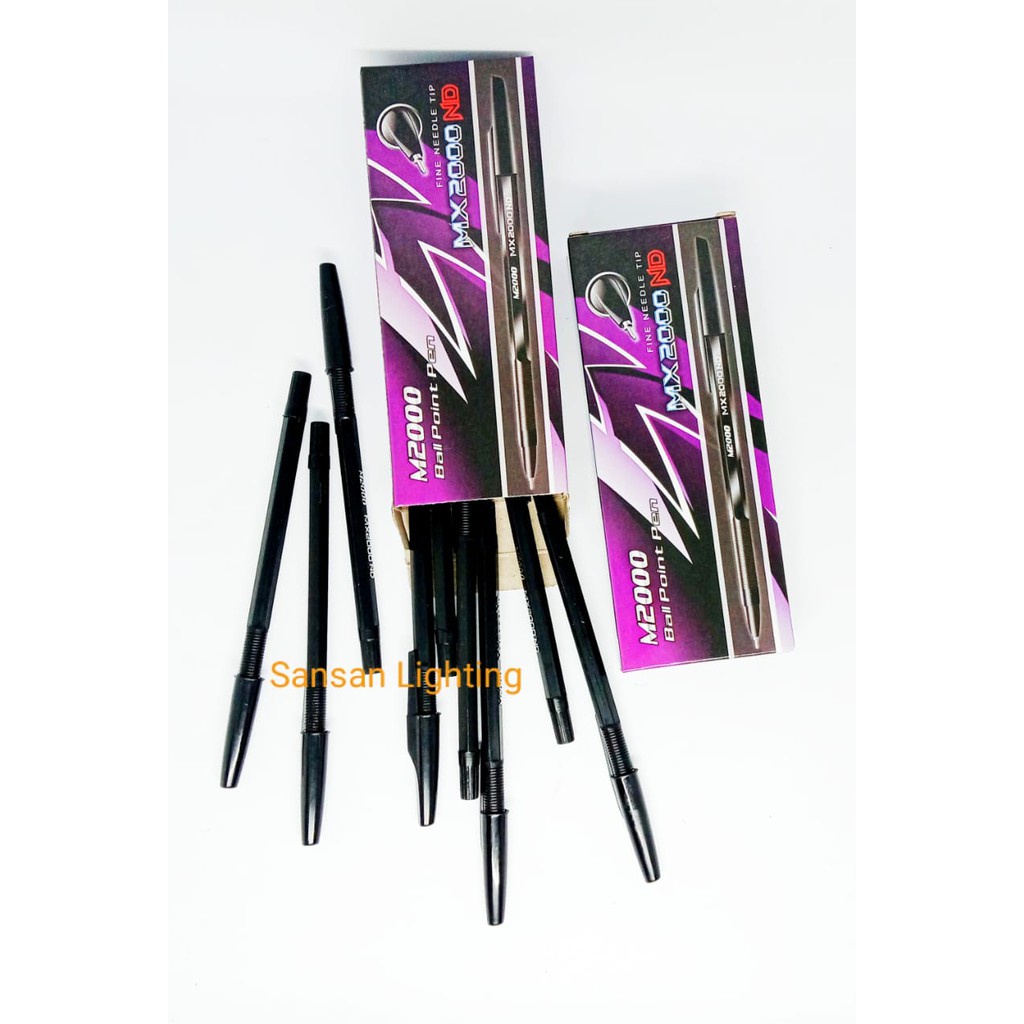 

Pulpen Murah MX 2000 HARGA 1 PACK ISI 12 PCS (BACA DESKRIPSI SBLM BELI)