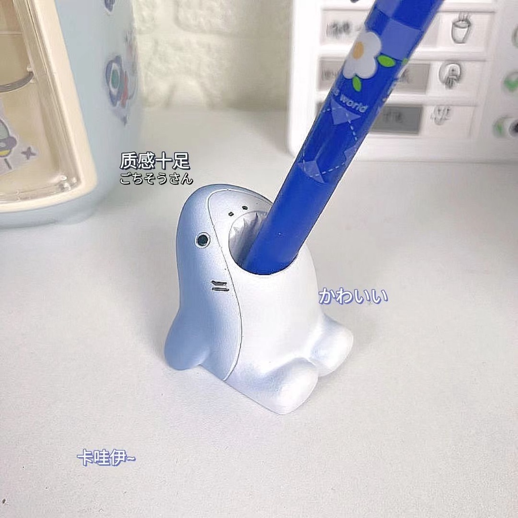 

Little Shark Pen Holder Student Creative Desktop Pen Insertion Pen Holder Storage
