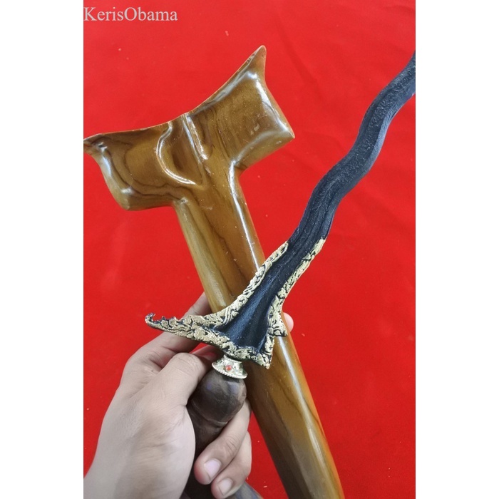 keris langitan MEGANTORO kinatah bugis saja KP - bilahan saja antik