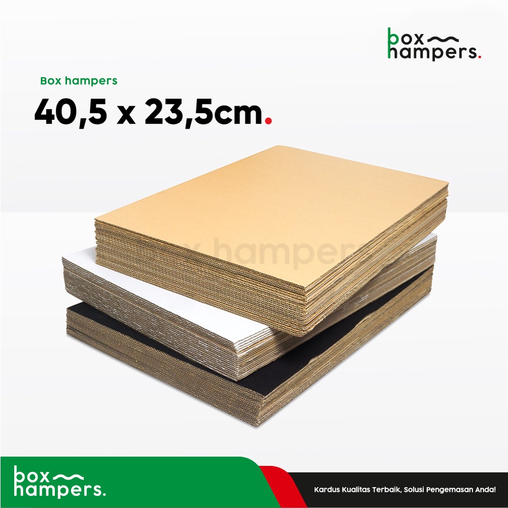 

Sheet Box Lembaran B flute 40,5x23,5 cm layer/layerkarton/karton/sheet-depo kardus