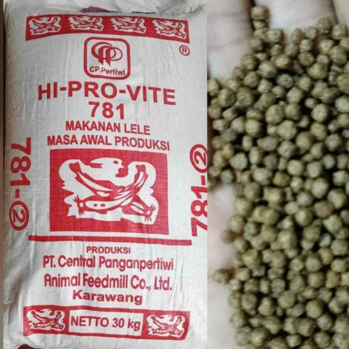 hi-Pro-Vite 781-2 makanan ikan lele 1sak (30kg)