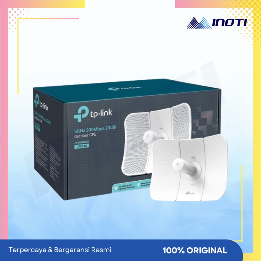 CPE 610 TP-Link 5GHz 300Mbps 23dBi Outdoor CPE CPE610