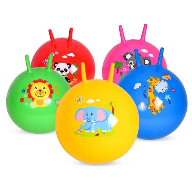 Bola Genjot Kecil 65cm / Bola Lompat / Jump Ball / Bola Jumping