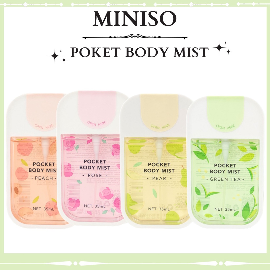 Miniso Pocket Body Mist 35ml / Body Spray