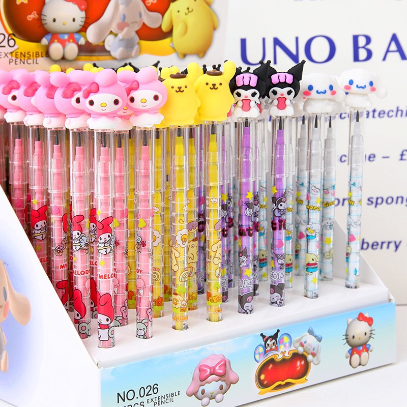 

(Nova) PENSIL SUSUN ANAK SANRIO PENSIL CINNAMOROLL KUROMI MELODY