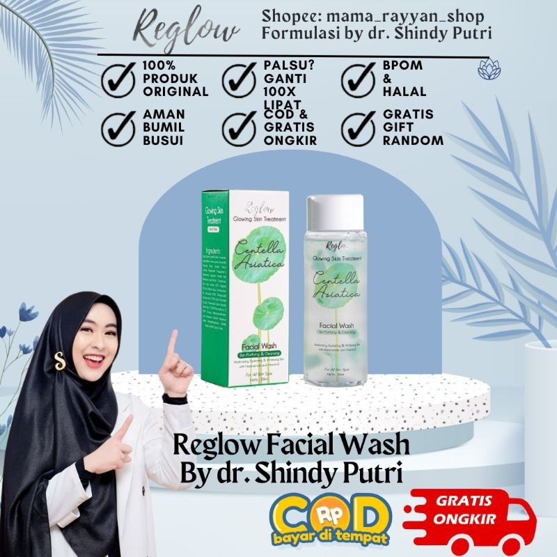 Facial Wash Reglow Perawatan Kecantikan Wajah Skin Purifying & Cleansing Best Seller