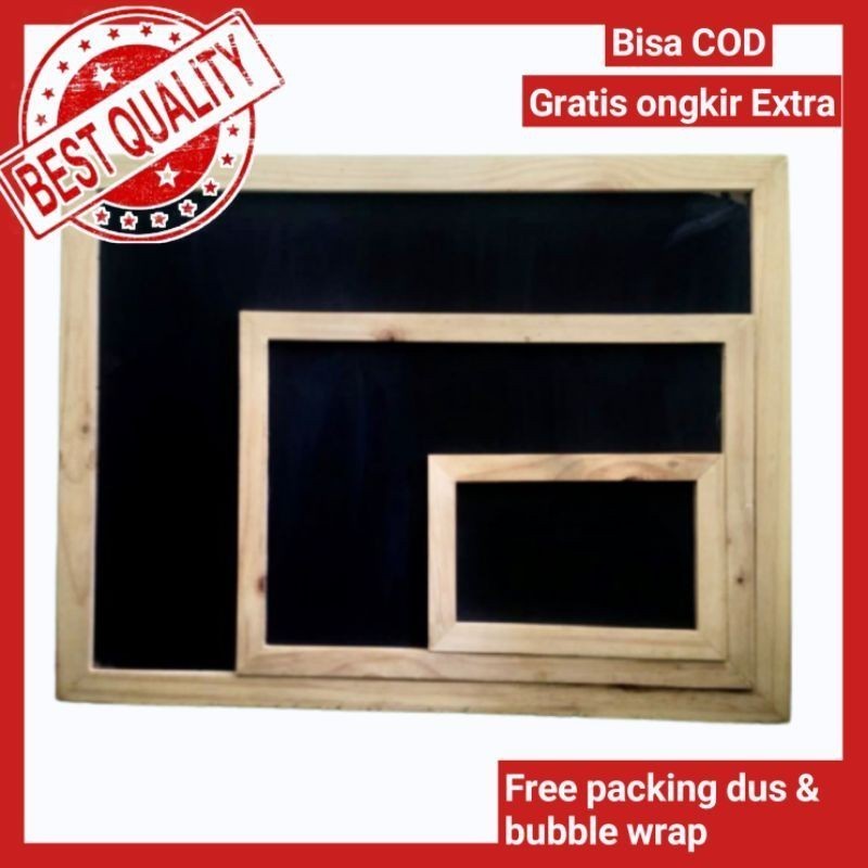 

Wah Murah Banget+Gratis 1 Kapur, Papan Tulis Kapur, Papan Tulis Hitam / Jati Belanda