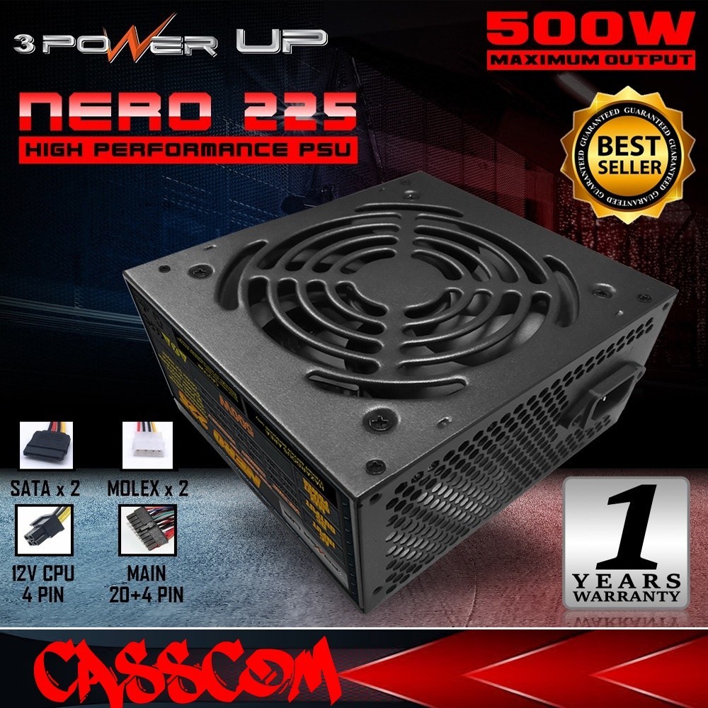 Power Supply Power Up 500w/ PSU Power-up 500 watt
