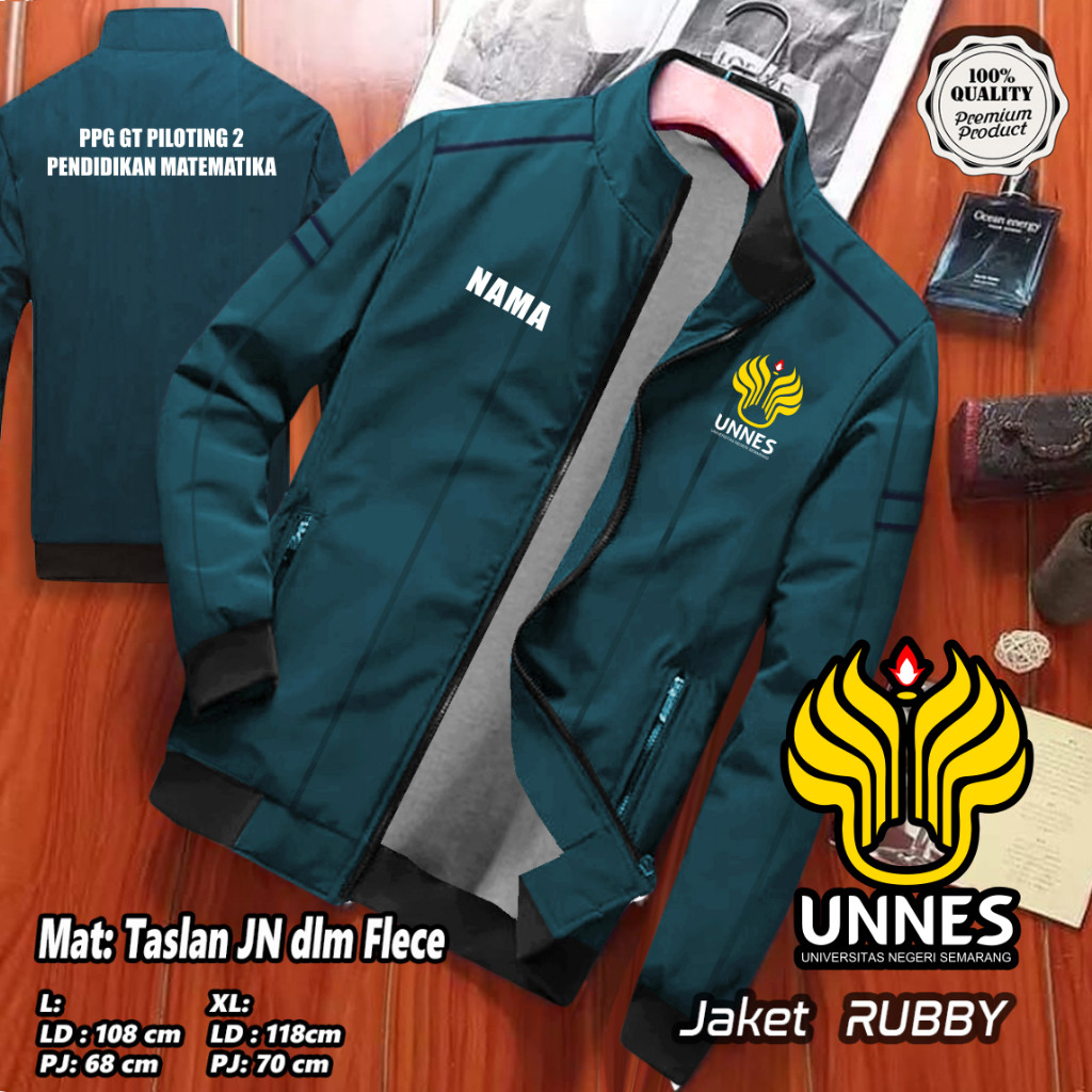 Terlaris  FREE NAMA  JAKET PARASUT PPG DALJAB UNNES 2025 TERBARU / JAKET BOLAK BALIK / CUSTOM SABLON