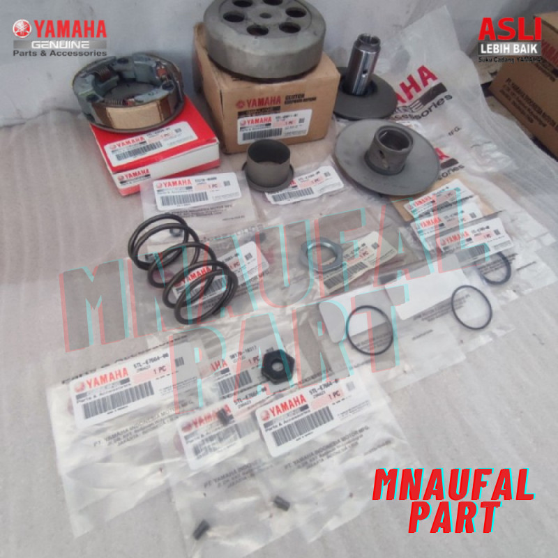 MIO PULLY SET SLEDING BELAKANG MIO SPORTY SMILE SOUL FINO KARBU ORIGINAL YAMAHA